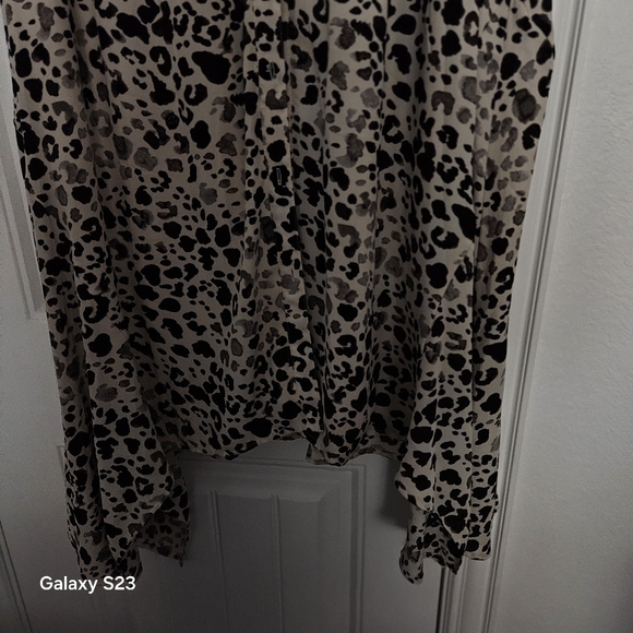 Lane Bryant Print sleevelss dress - Picture 2 of 4